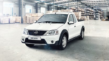 White NP200 in warehouse
