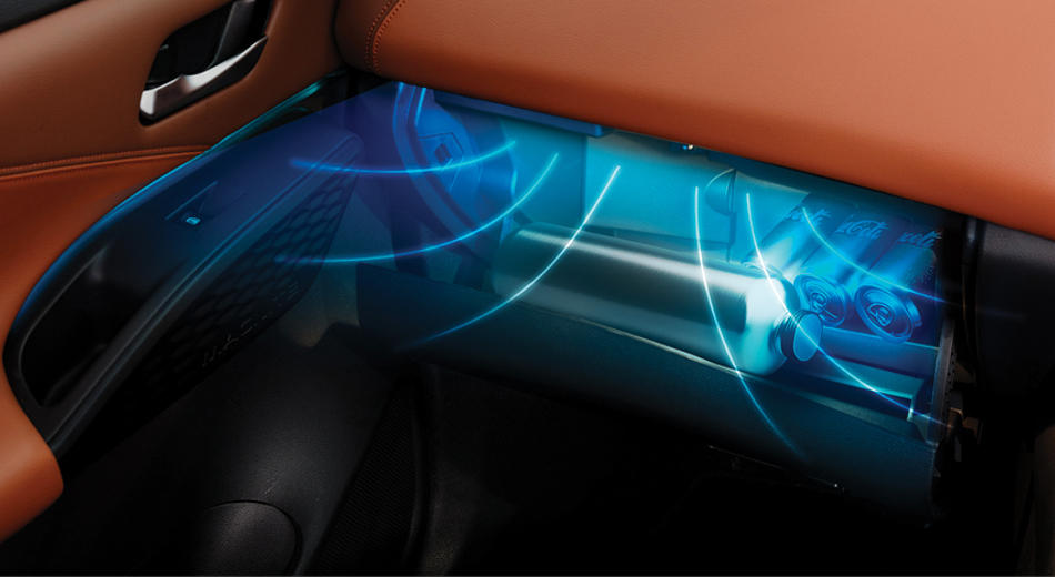 COOLED GLOVE COMPARTMENT-Vehicle Feature Image